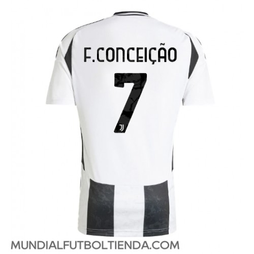 Camiseta Juventus Francisco Conceicao #7 Primera Equipación Replica 2024-25 mangas cortas